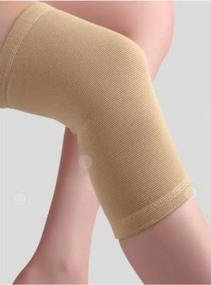 Premium Quality Knee Warmers Beige Wool Unisex Winter