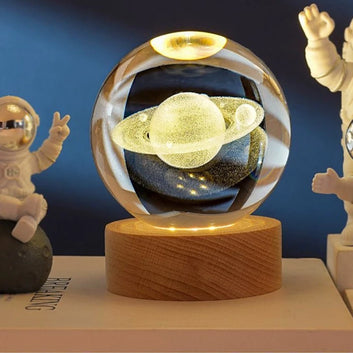 3D Crystal Planet Night Light Ball