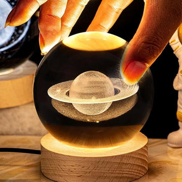 3D Crystal Planet Night Light Ball