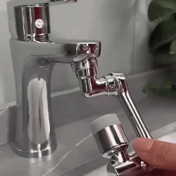 Universal 1080° Swivel Robotic Arm Extension Faucet Aerator Rotatable Foldable F