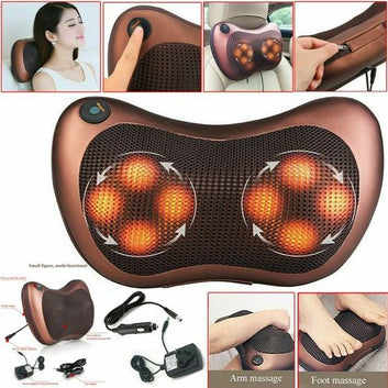 Multifunctional Body Pillow Massager With Heat, Deep Tissue Kneading, Electric B