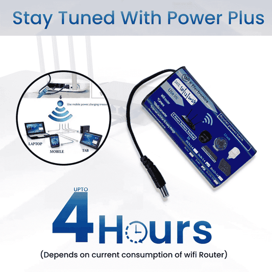 WiFi Router UPS Power Bank 9 Volts - 4 Hours Guaranteed Backup - Tp Link Tenda P