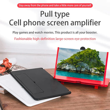 3D Mobile Phone Screen Expander And Screen Magnifier Amplifier 3D Portable Home