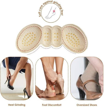 Back Shoe/Sandal Insoles for Adjust Size Foot Pain Relief and Comfort - Pack of