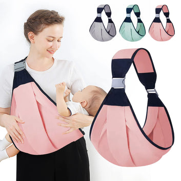 Baby Carrier Sling Wrap, Baby Carrier, Hands Free Baby Carrier, Adjustable 3D Ba