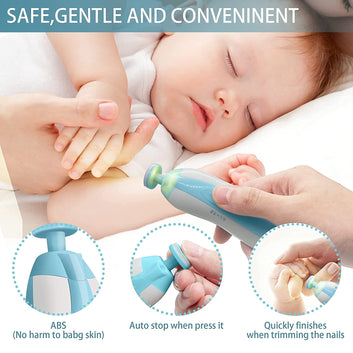 6 in 1 Baby Nail Clipper Nail Cutter Manicure & Pedicure - Newborn to Adult Port