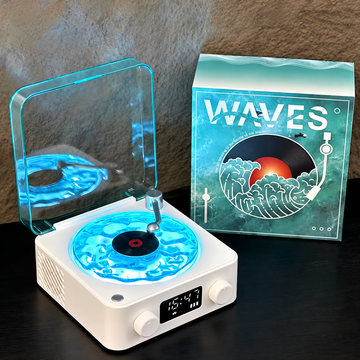 Vinyl Station – 3-in-1 Bluetooth Speaker, Lamp & Clock