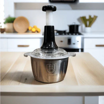 Hand Push Vegetable & Meat Chopper | Fast Manual Food Processor, 1.5L & 2L