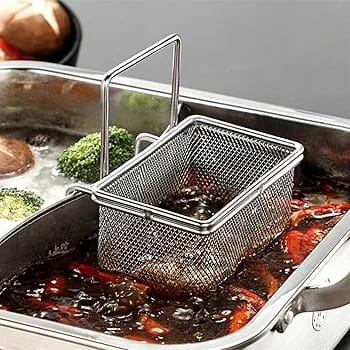Stainless Steel Deep Fry Basket Strainer