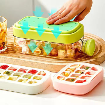 2-in-1 Ice Maker Water Bottle with Straw