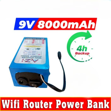 WiFi Router UPS Power Bank 9 Volts - 4 Hours Guaranteed Backup - Tp Link Tenda P
