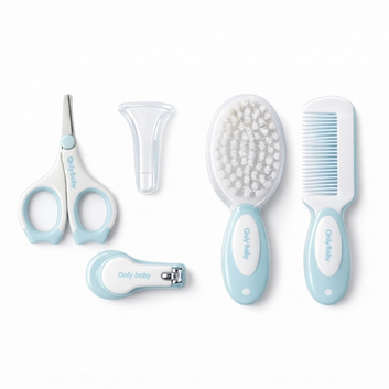 Baby 4 Pieces Grooming Kit Blue at Zubaidas