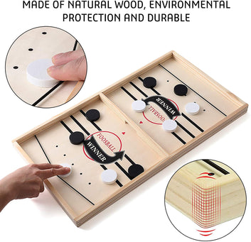 The Original Fast Sling Foosball Puck Board Game-Interactive Toy For Adults And